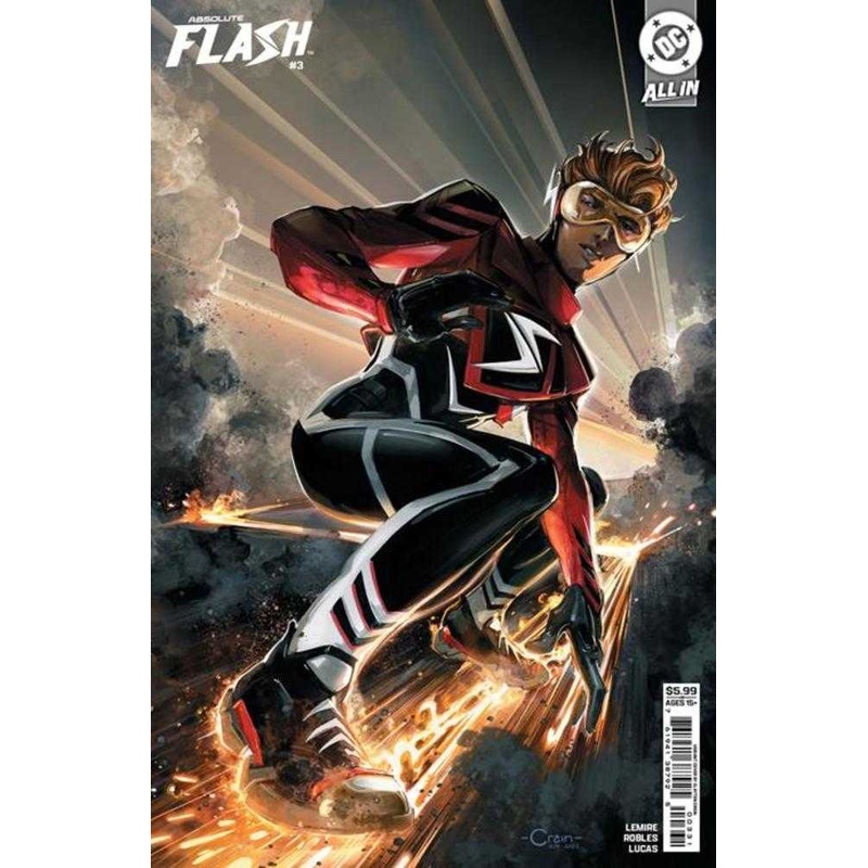 Absolute Flash #3 Cover C Clayton Crain Card Stock Variant