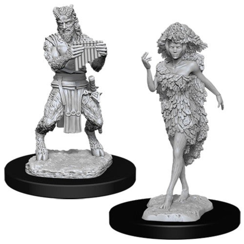 D&D Nolzur’s Marvelous Unpainted Minis: W11 Satyr & Dryad