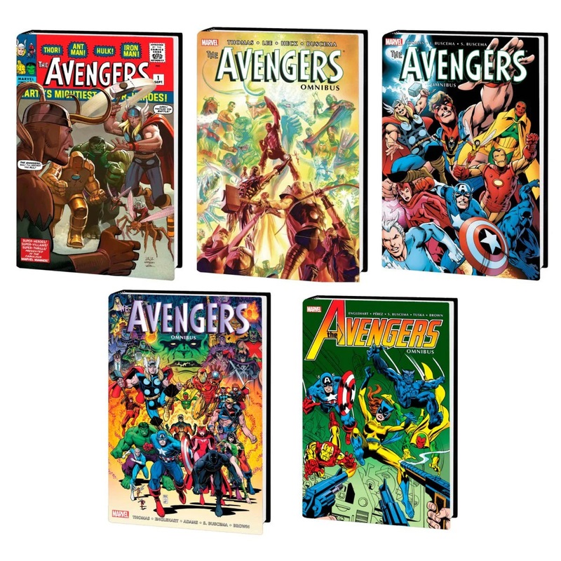 The Avengers Omnibus Vol. 1 – 5 HC Bundle