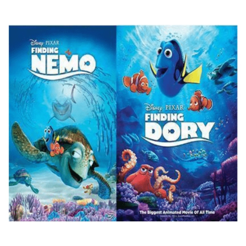 Walt Disney’s Finding Nemo & Finding Dory DVD Set 2 Movie Collection