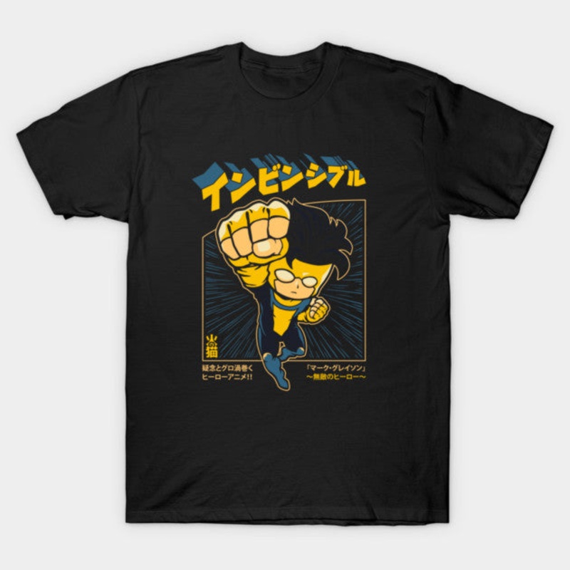 T-Shirt: Invincible Chibi – Black Small