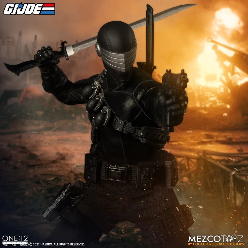 ONE:12 FIG GI JOE SNAKE EYES
