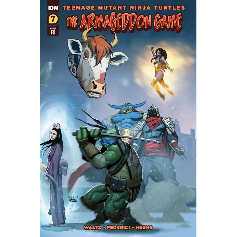 TMNT ARMAGEDDON GAME #7 CVR D 1:10 INCV QUALANO