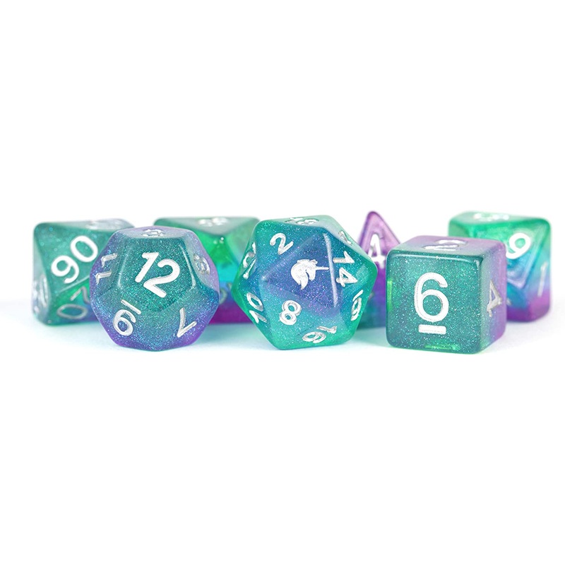 Unicorn Dice Set: Aurora (7)