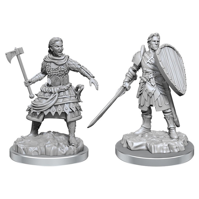 D&D Nolzur’s Marvelous Unpainted Minis: W21 Human Fighters
