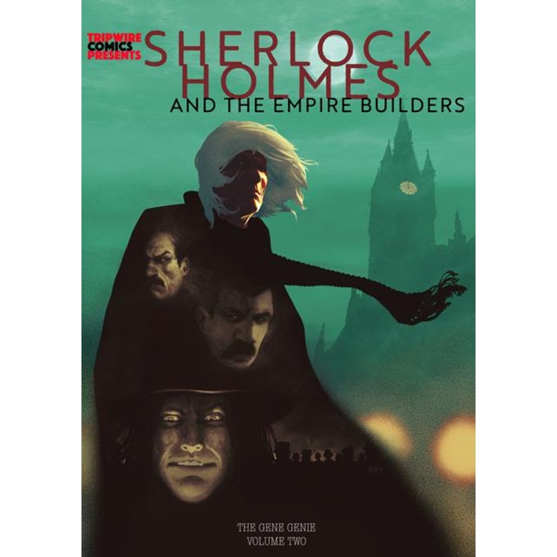 Sherlock Holmes And The Empire Builders HC Vol 02 The Gene Genie Frazer Irving Variant *PRE-ORDER*