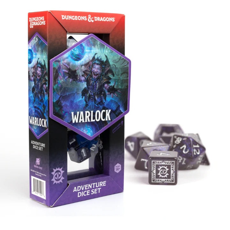 Sirius D&D Adventure Dice Set: Warlock – Purple (16-Set)