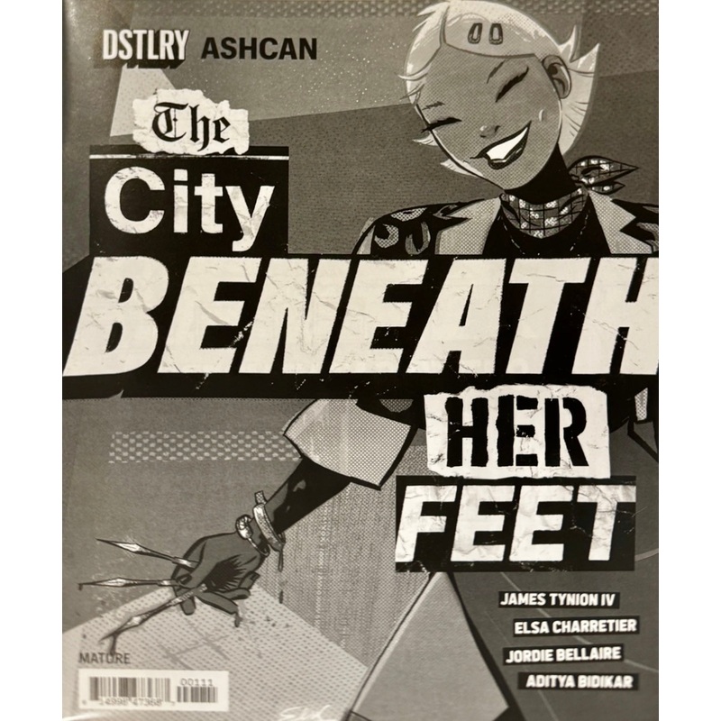 YOU WONT FEEL A THING & CITY BENEATH HER FEET PROMO ASHCAN