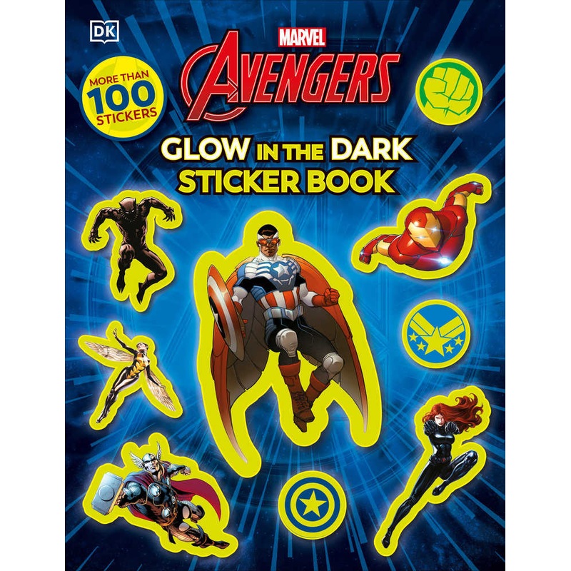 Marvel Avengers Glow In The Dark Sticker Book