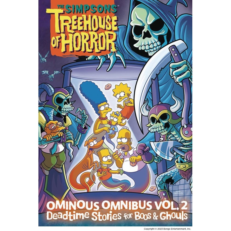 The Simpsons Treehouse Of Horror Ominous Omnibus Vol 02 Deadtime HC