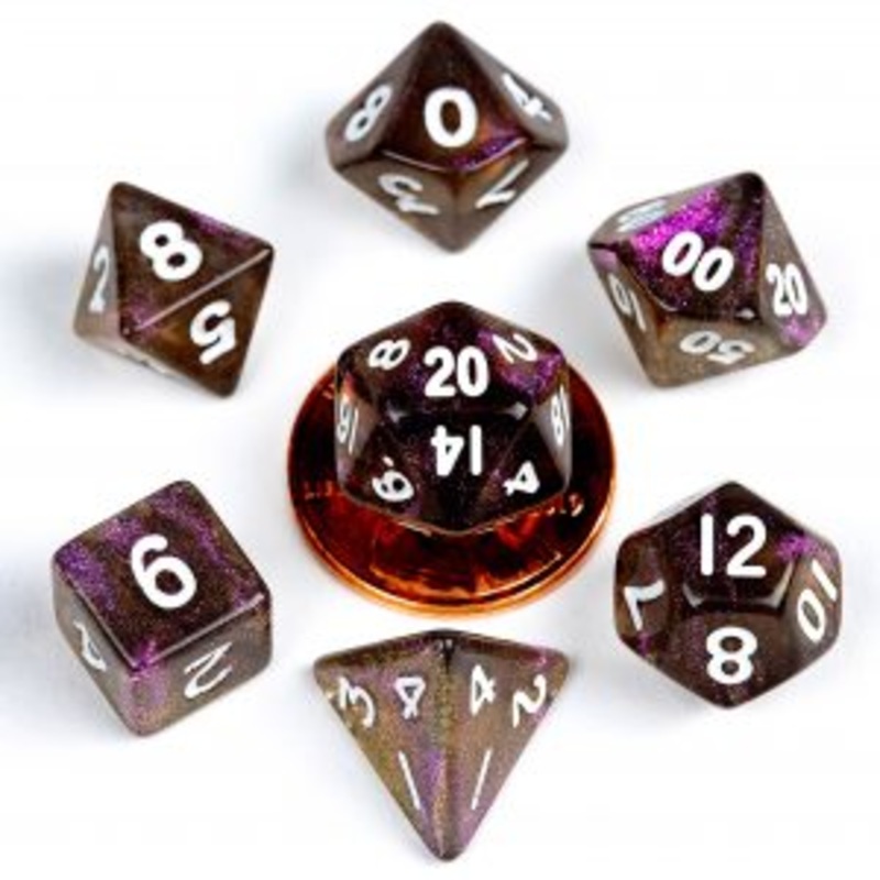 Metallic Dice Games Mini Dice Set: Stardust – Supervolcano (7)