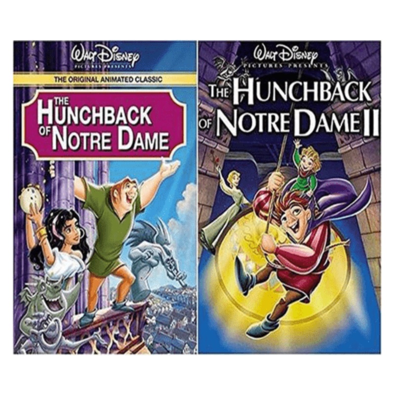 Walt Disney’s The Hunchback of Notre Dame 1&2 DVD Set 2 Movie Collection