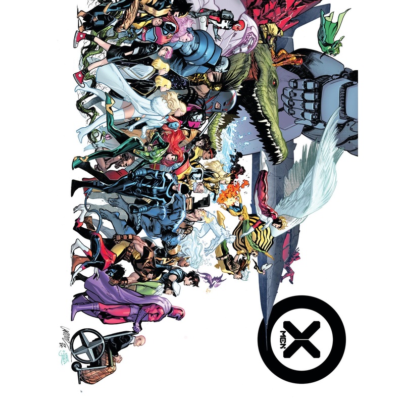 Fall Of The House Of X/Rise Of The Powers Of X Omnibus Pepe Larraz Cover [Direct Market Only]