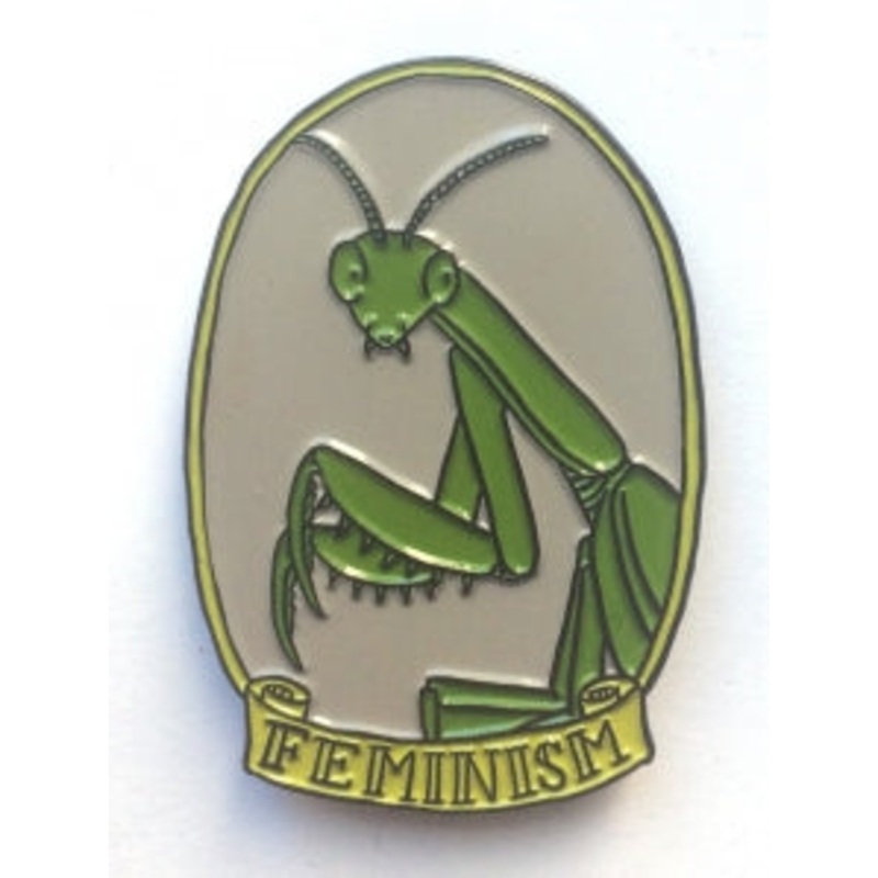 Enamel Pin: Feminism Mantis