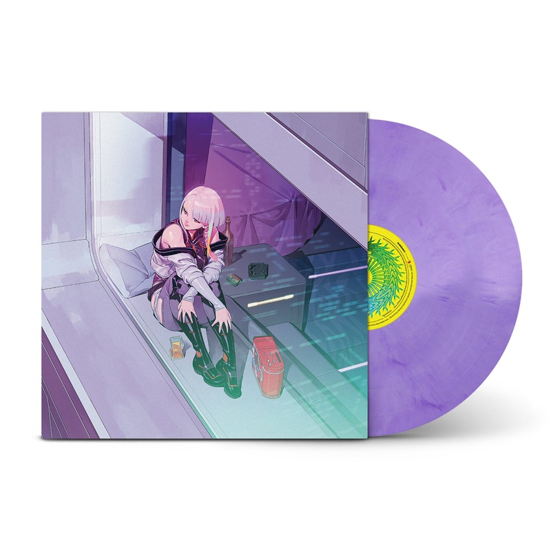 Cyberpunk: Edgerunners Original Series Soundtrack – 12″  transparent marbled purple vinyl LP