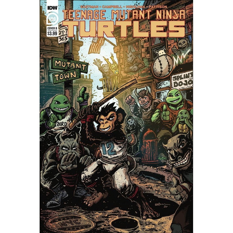 TMNT ONGOING #109 CVR B EASTMAN