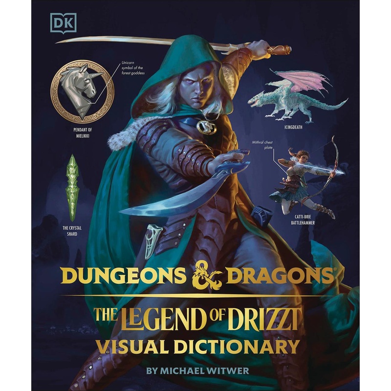 Dungeons and Dragons: The Legend of Drizzt Visual Dictionary (Hardcover)