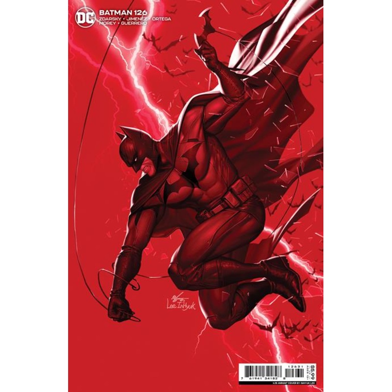 BATMAN (2016) #126 CVR E INC 1:25 INHYUK LEE CARD STOCK VAR