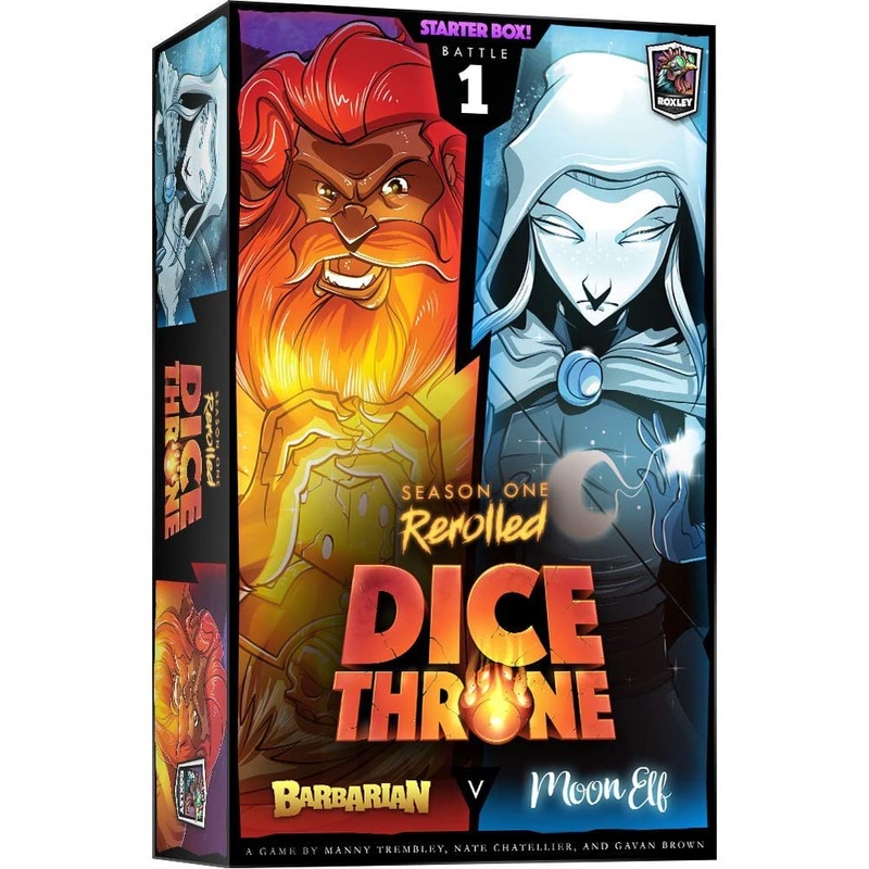 Dice Throne Season 1 Rerolled #1: Barbarian vs Moon Elf
