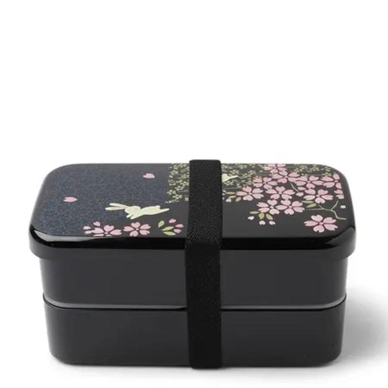 Bento Sakura Rabbit Black