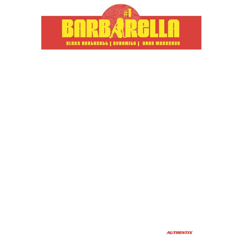 Barbarella #1 Cover G Blank Authentix