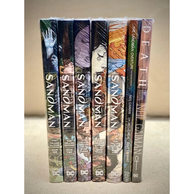 Sandman the Deluxe Edition HC Bundle: Books 1-5, Overture & Death