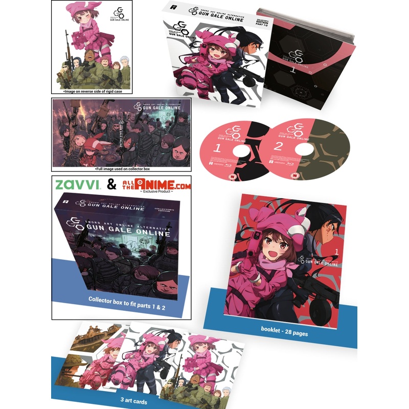Sword Art Online Alternative: Gun Gale Online Part 1 – Blu-ray Collector’s Edition w/ Exclusive Art Box